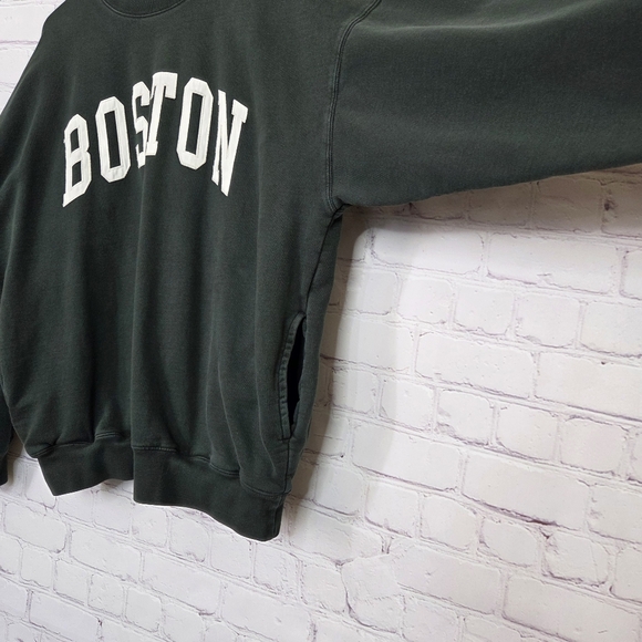 John Galt Green Erica Boston Crew Neck Sweatshirt - Picture 10 of 16